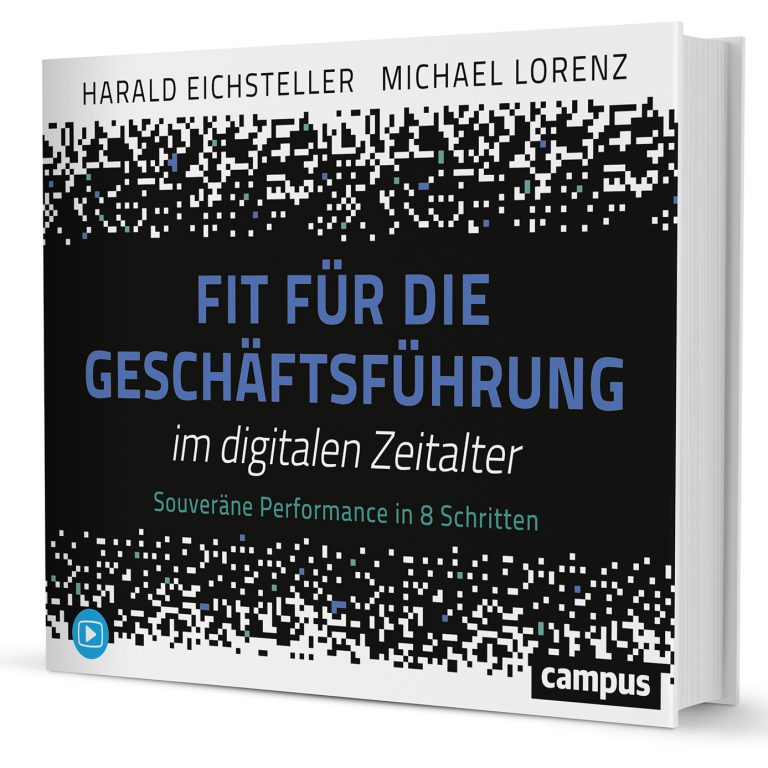 Cover 3D Cover Buch Fit für die Geschäftsührung im digitalen Zeitalter